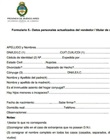 Formulario de antecedentes personales del vendedor